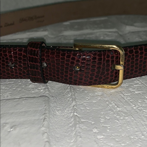 Saks Fifth Avenue Lizard Belt - Picture 2 of 7